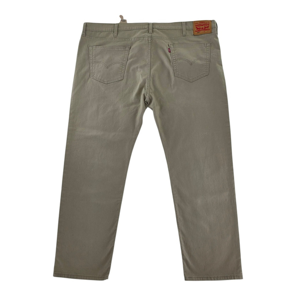 Casual Utility Levi’s 502 Taper Big & Tall Pants Men’s 48x32 Stretch Khaki Twill - Picture 2 of 14